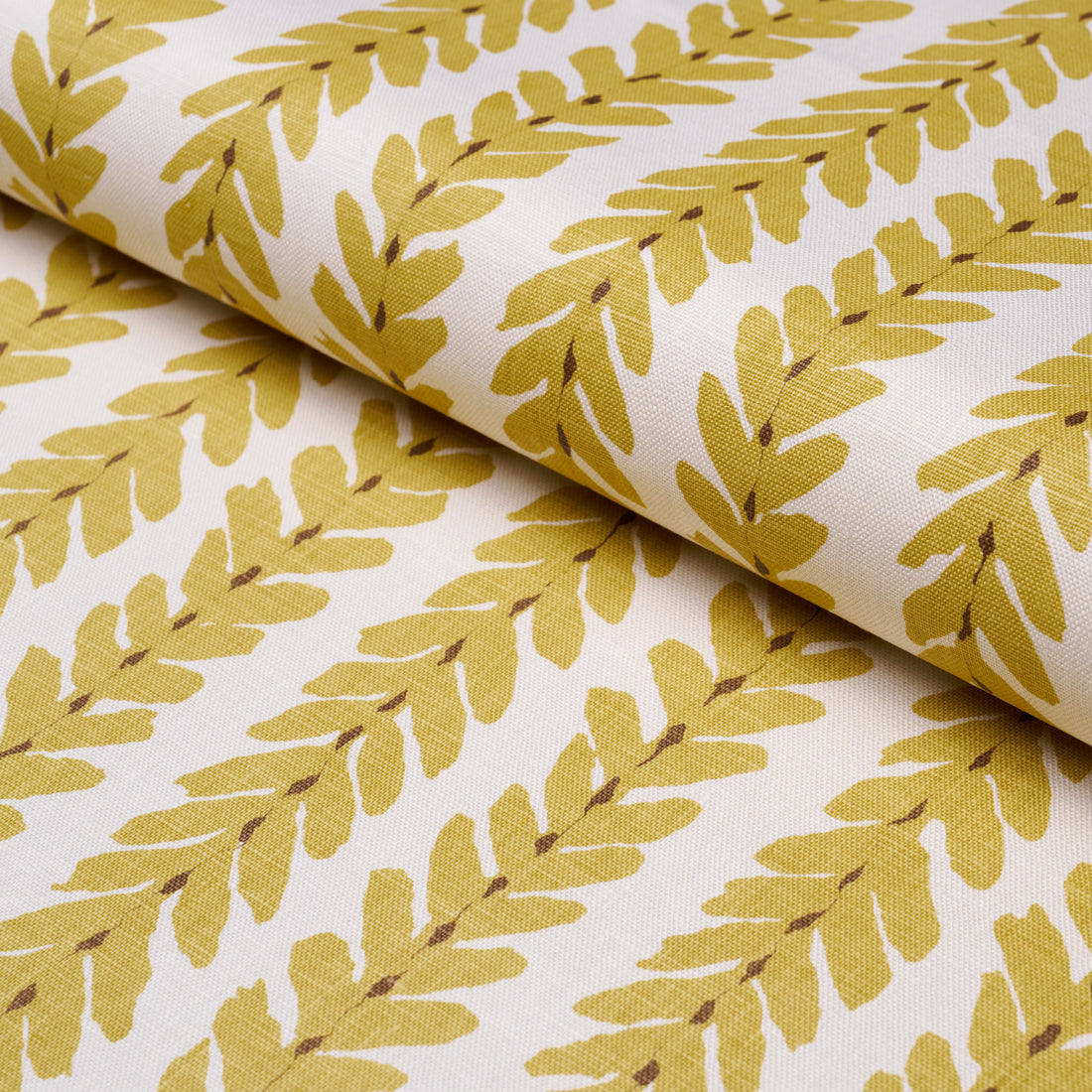 Woodperry fabric in mimosa color - pattern number WOOD008 - by Schumacher in the Veere Grenney collection