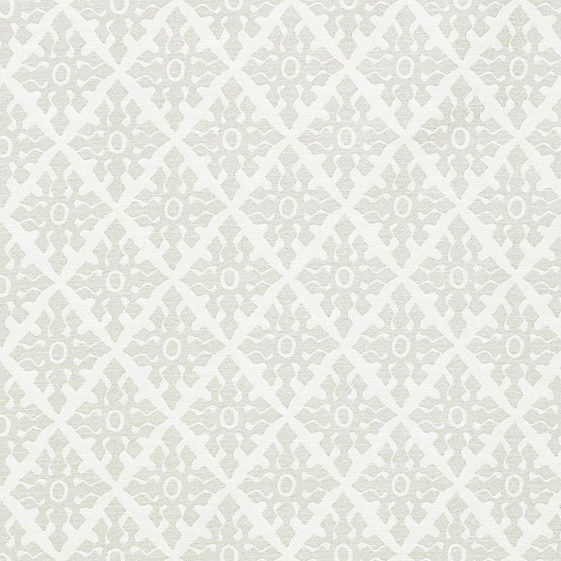 Ornamental Star fabric in grey color - pattern number WR 0001285B - by Scalamandre in the Old World Weavers collection