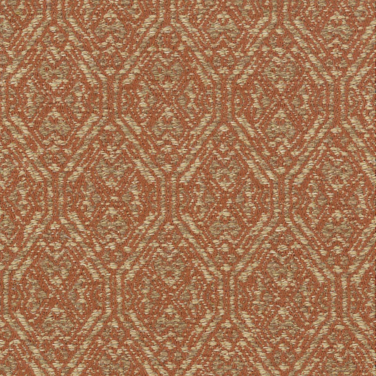 Vivaldi Gw fabric in copper color - pattern number WR 00071535 - by Scalamandre in the Old World Weavers collection