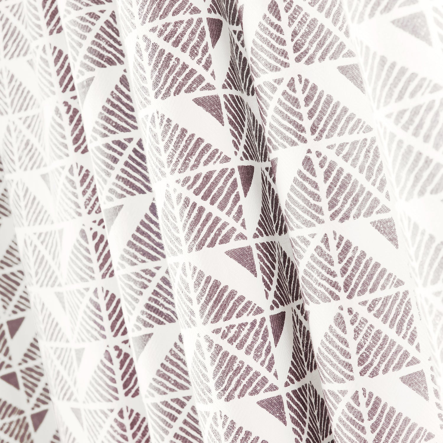 Detail of Bloomsbury Square fabric in plum color - pattern number AF23116