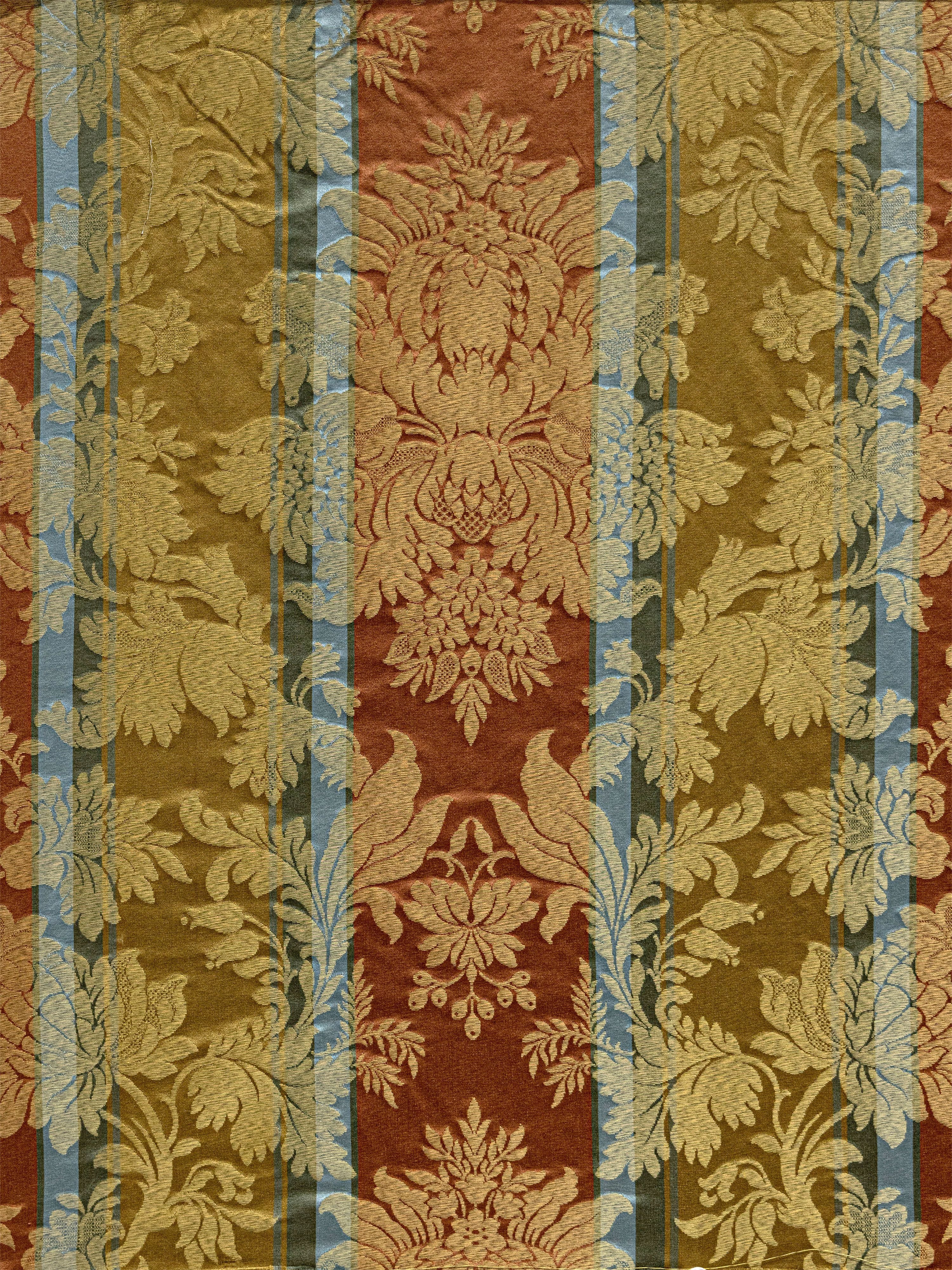 Urbino Imberline fabric in gold multi color - pattern number Y0 00026477 - by Scalamandre in the Old World Weavers collection