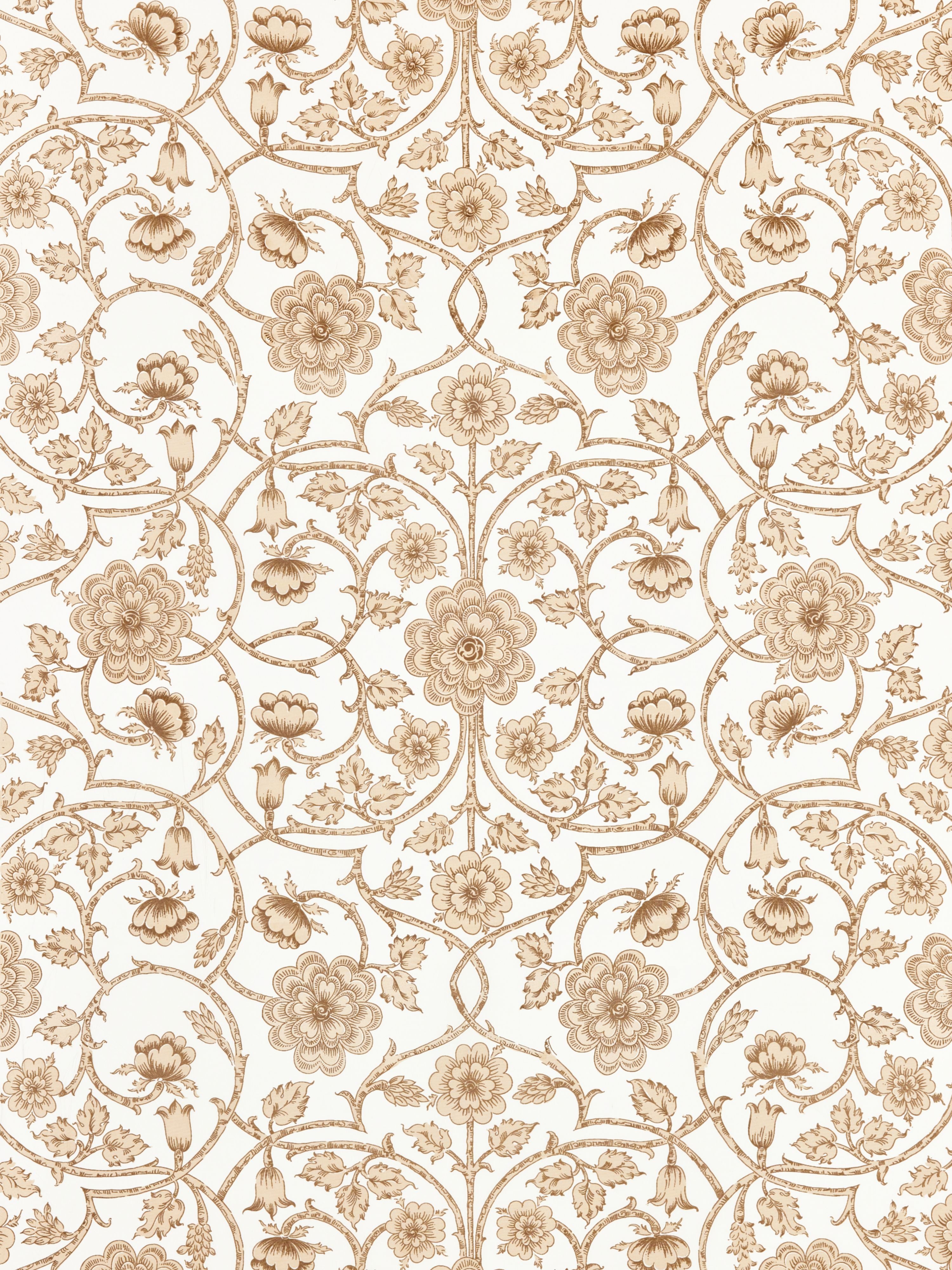 Ornamental Gate fabric in travertine color - pattern number YD 00035736 - by Scalamandre in the Scalamandre Dec 2024 collection