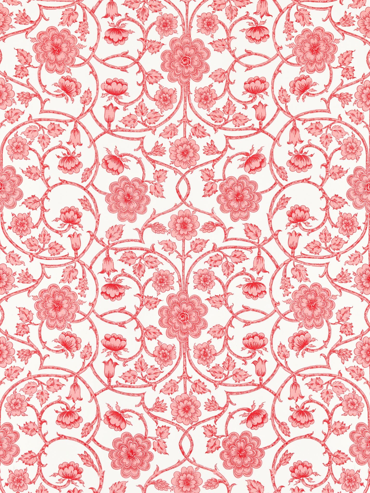 Ornamental Gate fabric in petal color - pattern number YD 00045736 - by Scalamandre in the Adity International collection