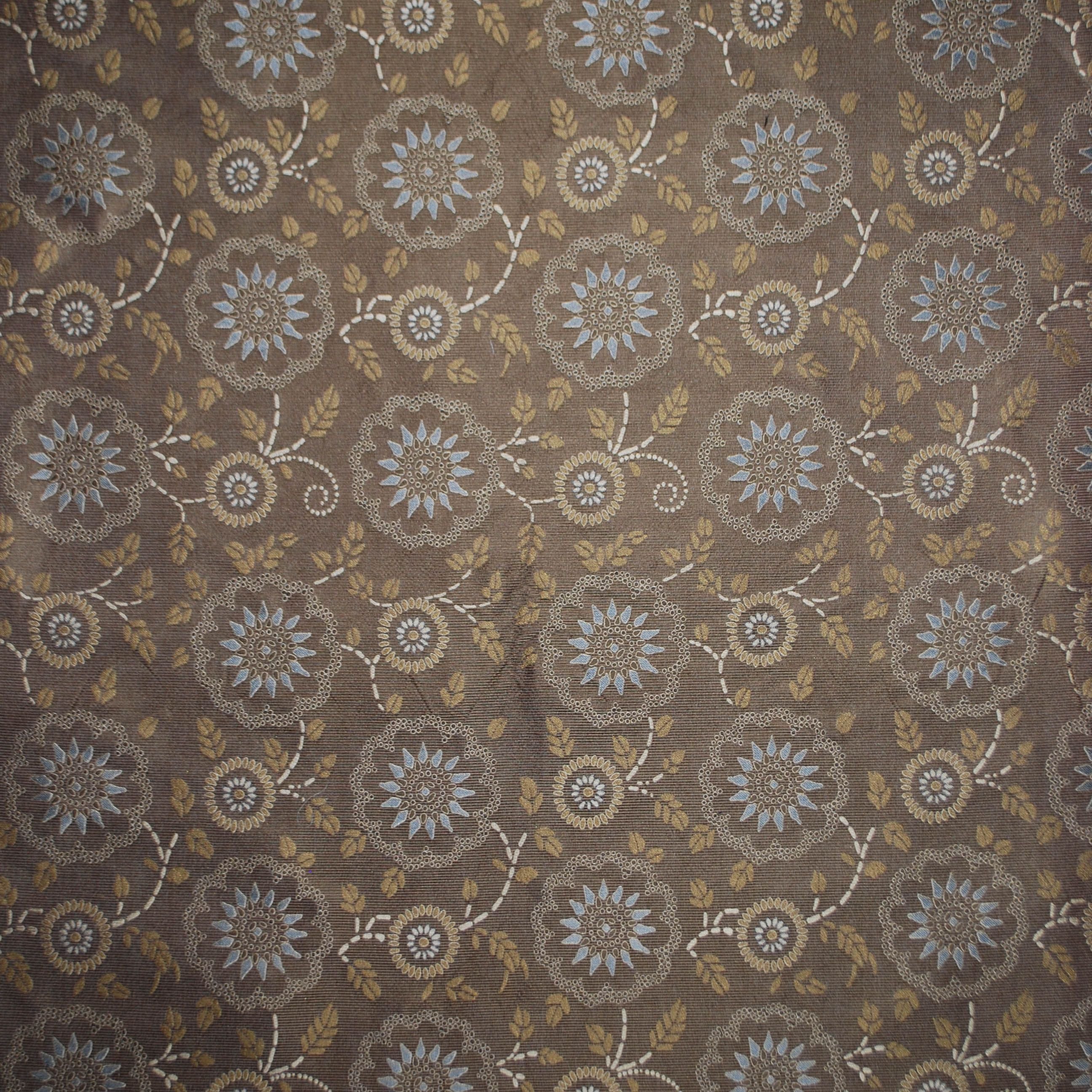 Kasumi fabric in chocolate color - pattern number ZB 0003WKE4 - by Scalamandre in the Old World Weavers collection