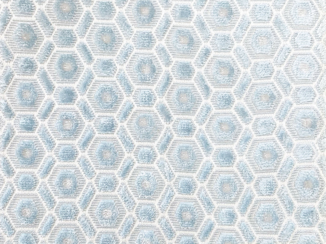 Manetta fabric in powder blue color - pattern number ZS 0001MANE - by Scalamandre in the Old World Weavers collection