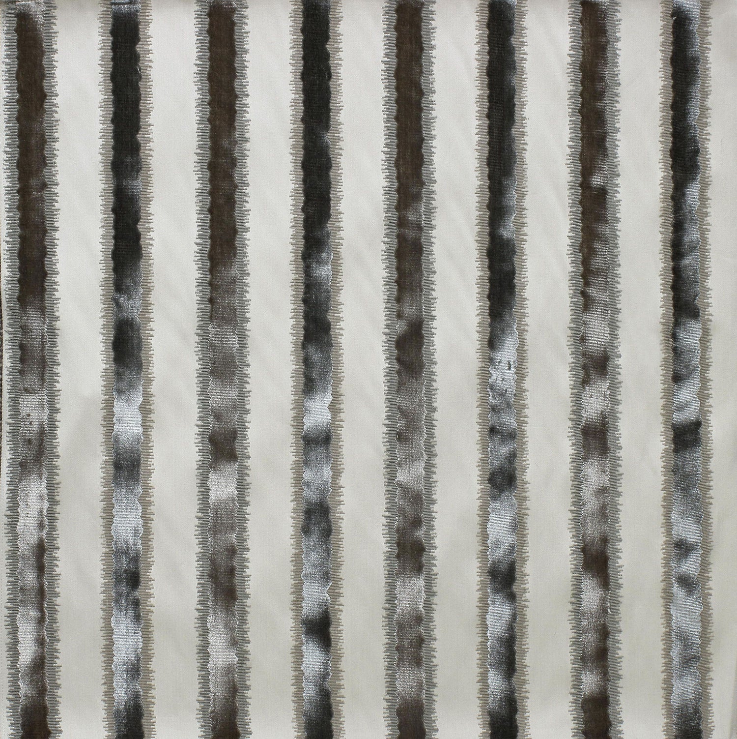 Tai Lao Stripe fabric in slate color - pattern number ZS 0002VELZ - by Scalamandre in the Old World Weavers collection