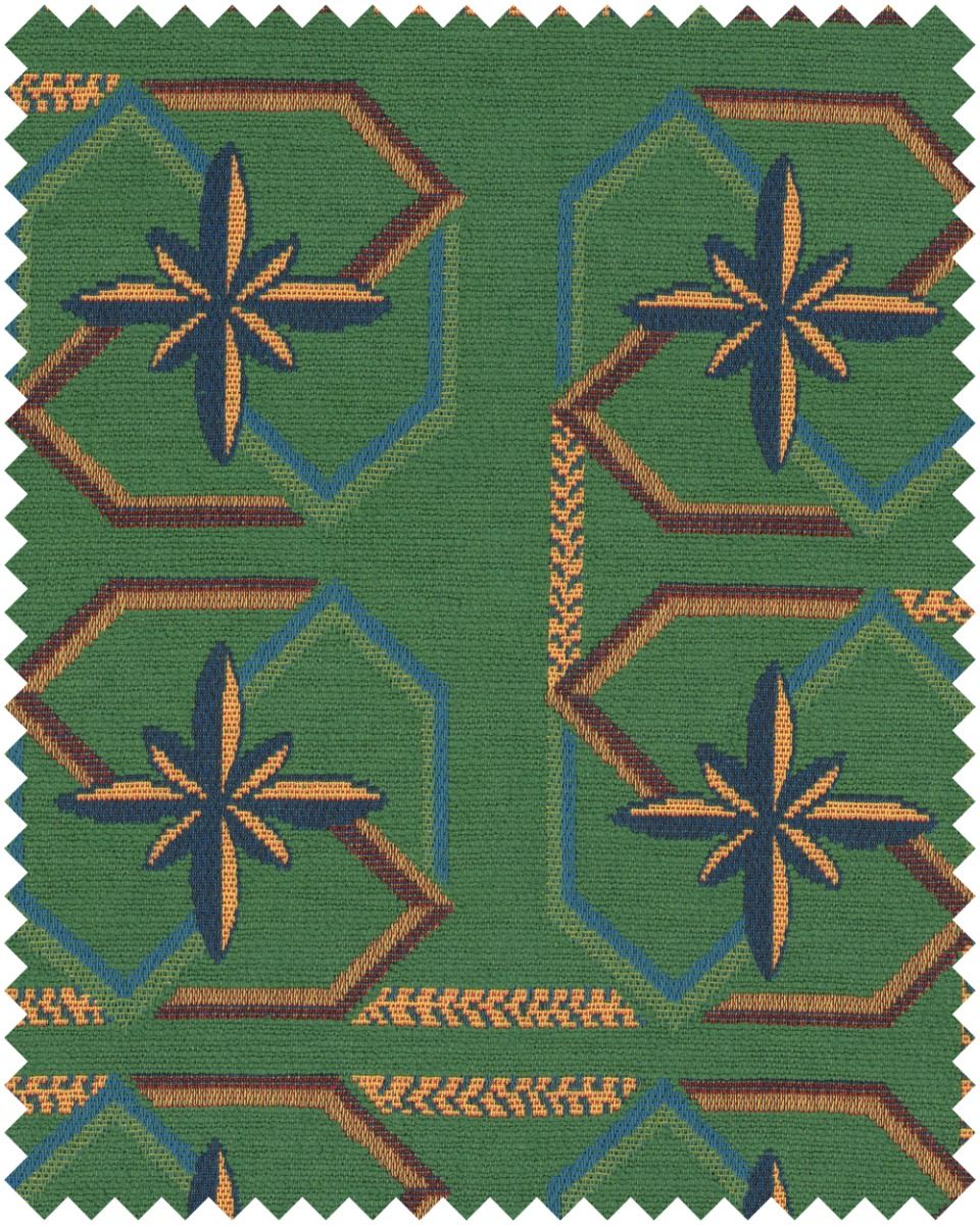 Allegria Woven fabric in green color - pattern number FB00137 - by Mind The Gap in the La Dolce Vita collection