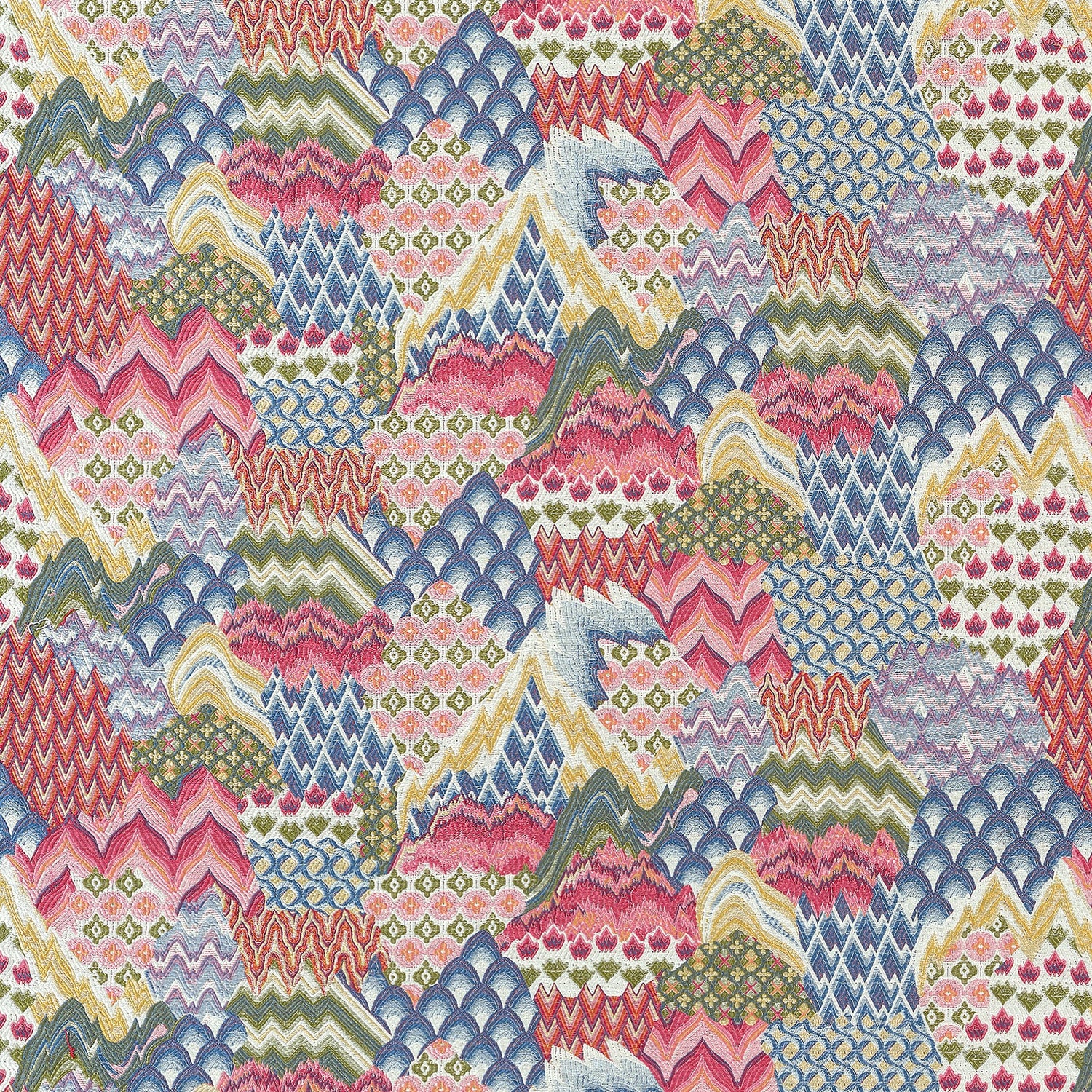 Avalon fabric in summer color - pattern number AW9244 - by Anna French in the Camelot collection