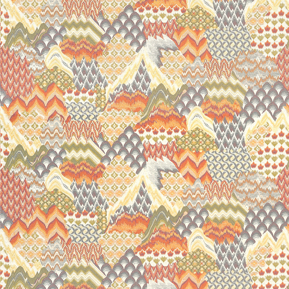 Avalon fabric in autumn color - pattern number AW9245 - by Anna French in the Camelot collection