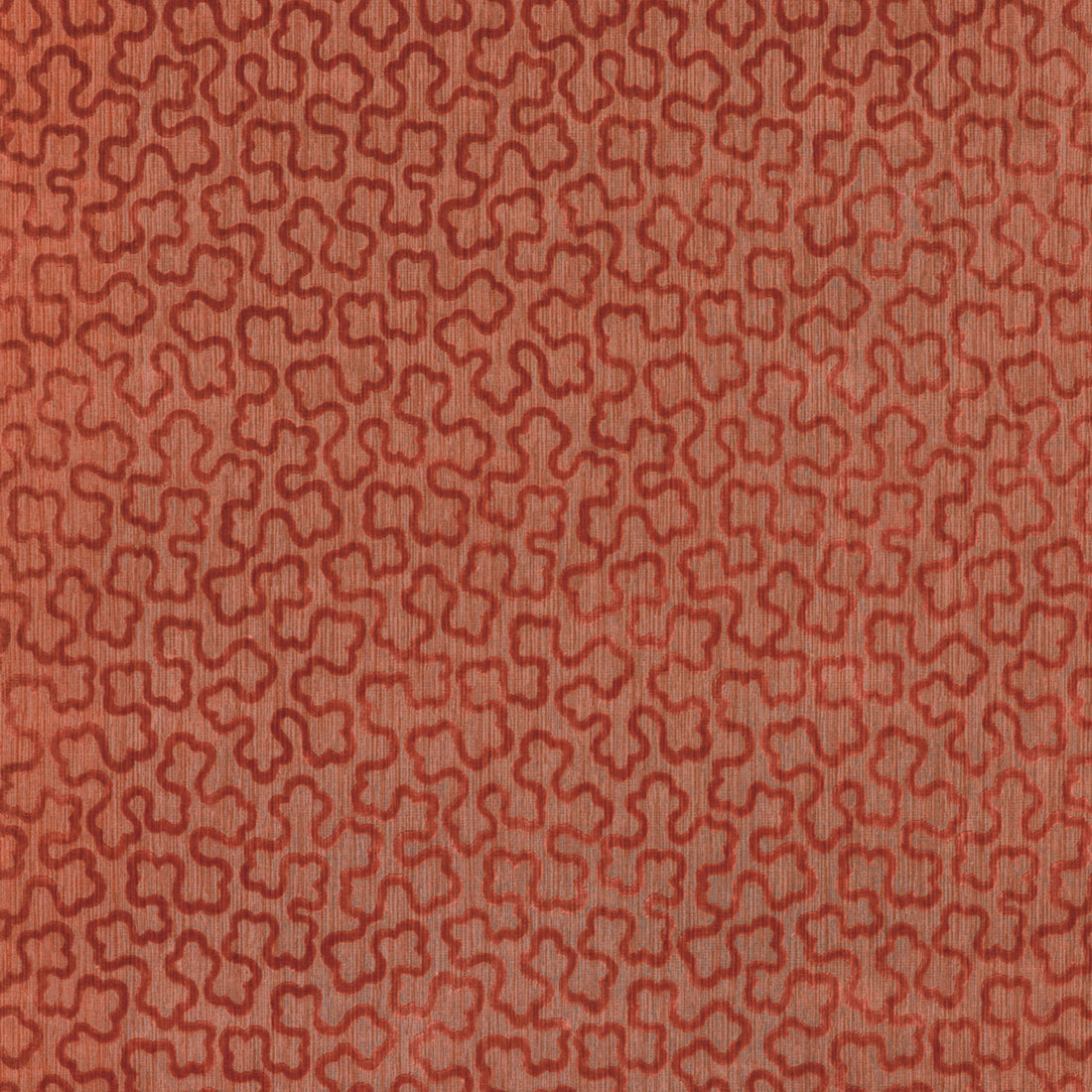 Trefolia Velvet fabric in paprika color - pattern number AW9248 - by Anna French in the Camelot collection