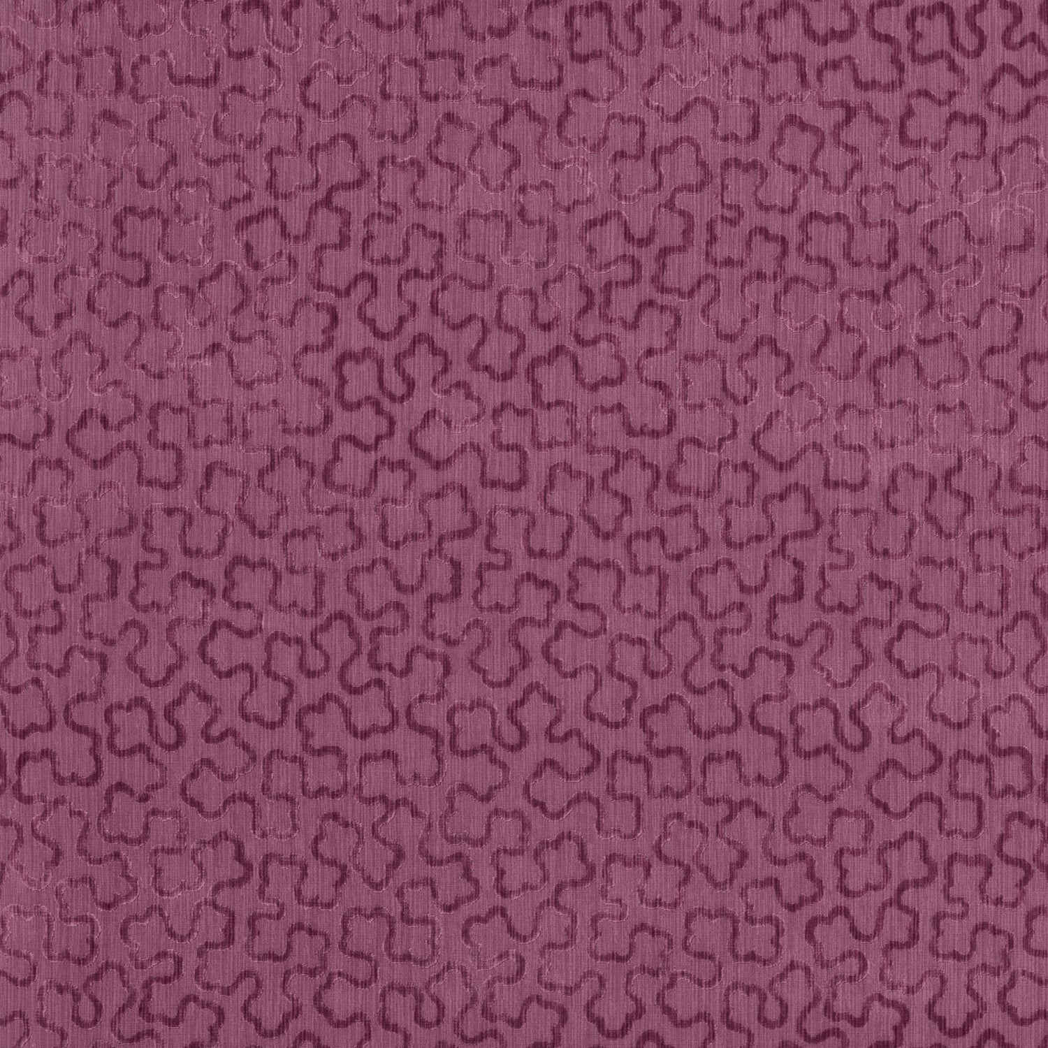 Trefolia Velvet fabric in mulberry color - pattern number AW9249 - by Anna French in the Camelot collection