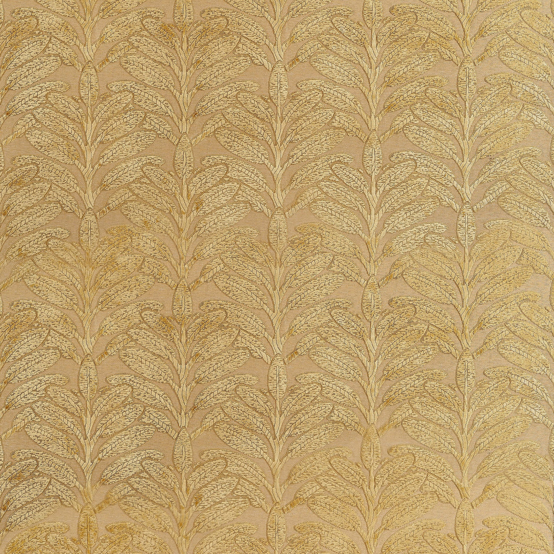 Linden Velvet fabric in soft gold color - pattern number AW9203 - by Anna French in the Camelot collection