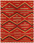 Eyedazzler Navajo fabric in red color - pattern number FB00023 - by Mind The Gap in the Home of an Eccentric Man collection