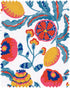 Fiori Di Limone Embroidered fabric in citrus color - pattern number FB00146 - by Mind The Gap in the La Dolce Vita collection