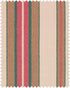 Herina Stripe Heavy Linen fabric in green red brown white color - pattern number FB00056 - by Mind The Gap in the Transylvanian Roots collection