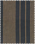 Newport Stripes Heavy Linen fabric in indigo taupe color - pattern number FB00079 - by Mind The Gap in the Woodstock collection