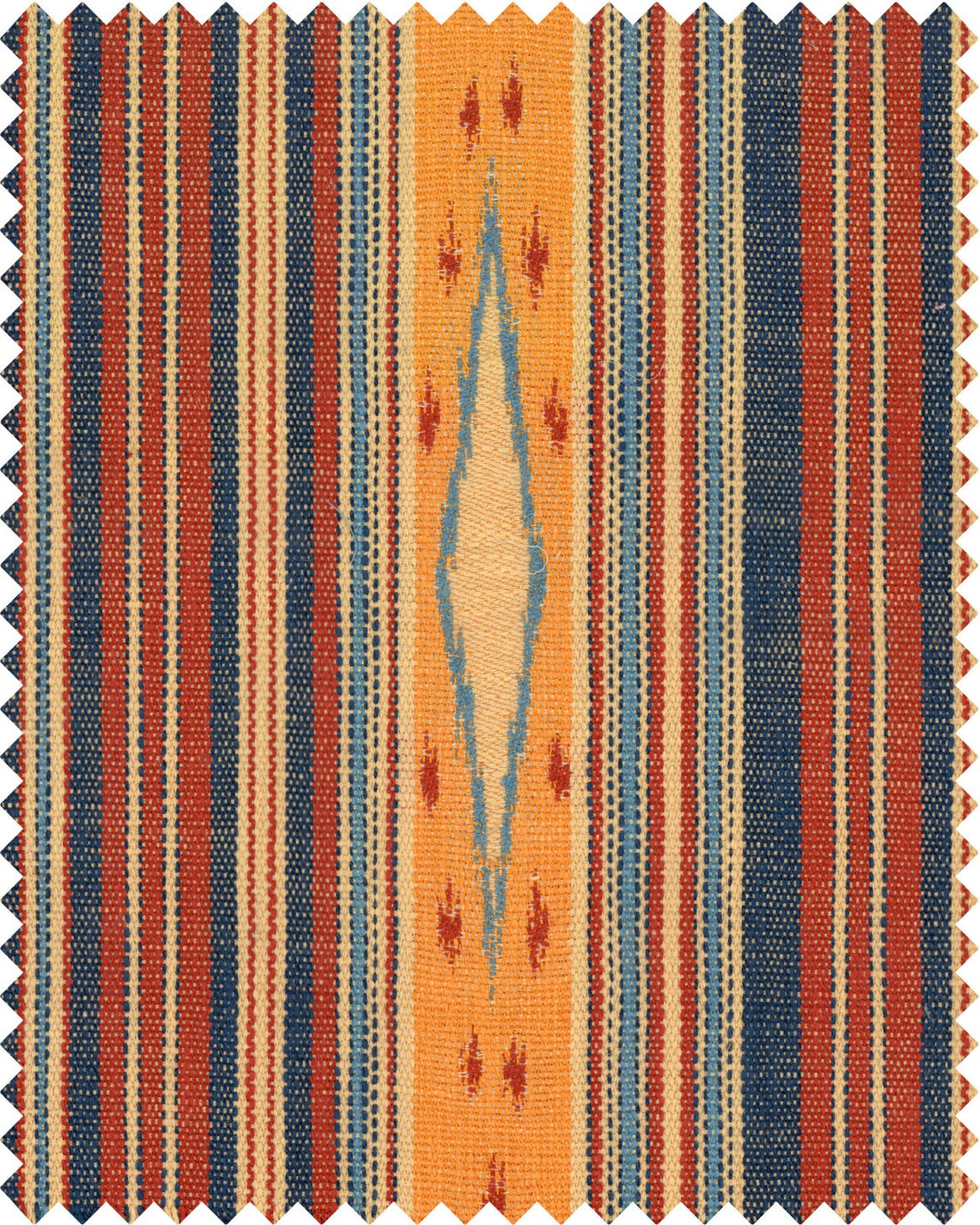 Neyshabour fabric in red blue yellow taupe color - pattern number FB00083 - by Mind The Gap in the Woodstock collection