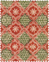 Rasiya fabric in red green taupe color - pattern number FB00074 - by Mind The Gap in the Woodstock collection
