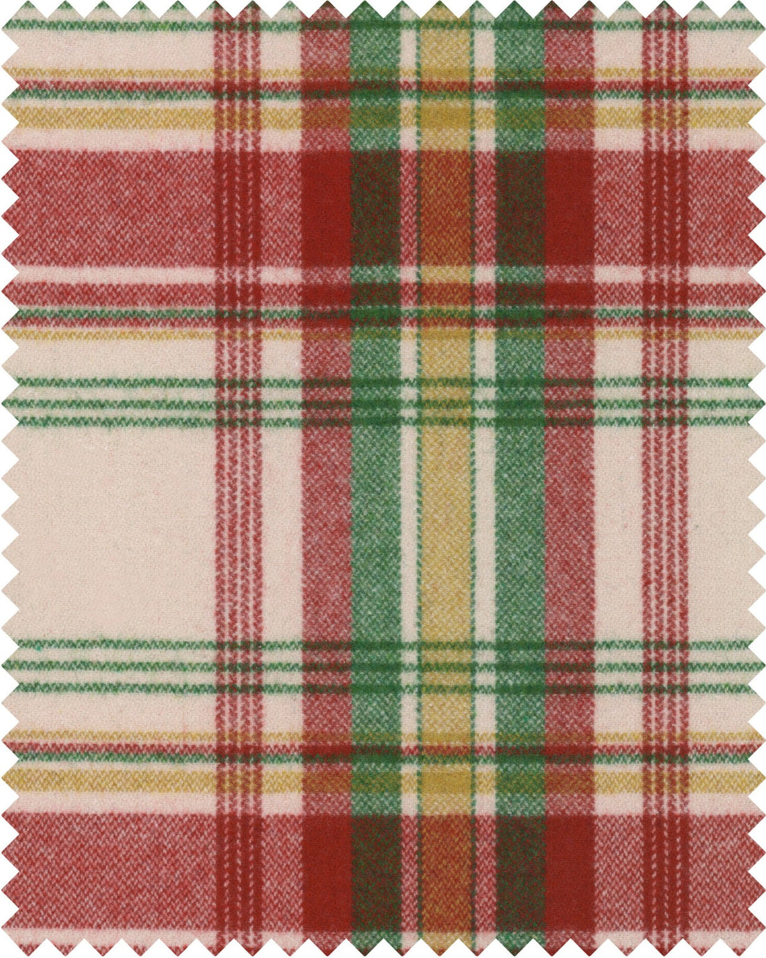 Sullivan Plaid fabric in red green yellow taupe color - pattern number FB00090 - by Mind The Gap in the Woodstock collection