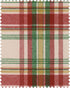 Sullivan Plaid fabric in red green yellow taupe color - pattern number FB00090 - by Mind The Gap in the Woodstock collection