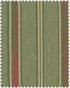 Tyrolean Stripes fabric in green red taupe color - pattern number FB00107 - by Mind The Gap in the Tyrol Apres-ski Home Collection collection